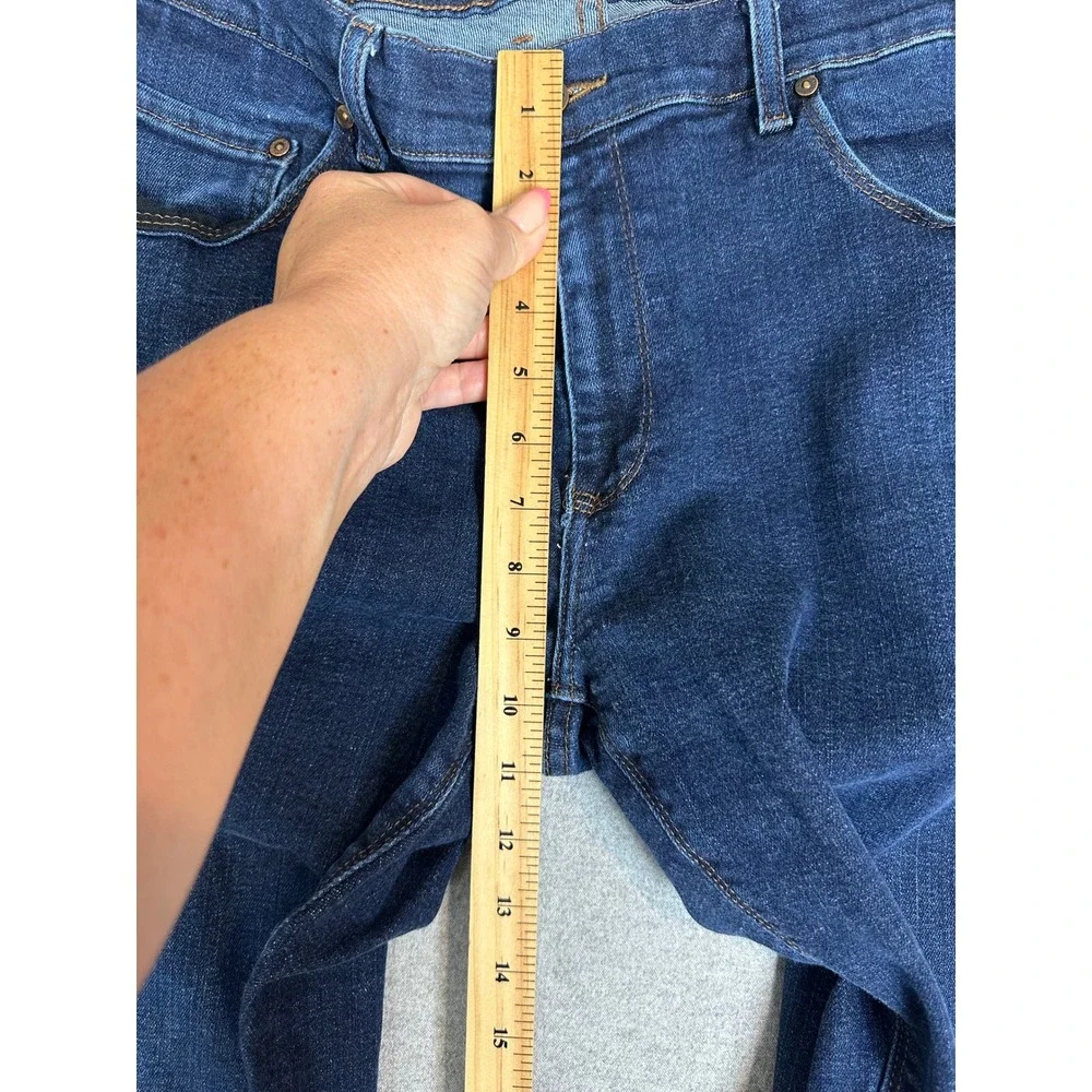 Mott & Bow Straight Jeans Mens 38x32 Dark Wash Straight Leg Denim Pants